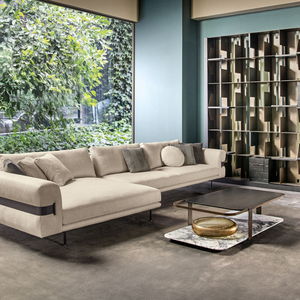 Nuevo diseño de alto lujo seccional grandes muebles italianos para el hogar tela Italiana Moderna sofá en forma de L - Product Image 3