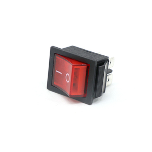 Double-poles Double Throw <strong>Rocker</strong> <strong>Switch</strong> Red Illuminated 2 Pin <strong>Rocker</strong> <strong>Switch</strong> 15A 250VAC <strong>20A</strong> <strong>125VAC</strong> on OFF <strong>T120</strong> - Product Image 2