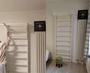 قضبان حائط رياضية رياضية سويدية رياضية للصالة الرياضية محمولة للسحب للأعلى لليوجا - Product Image 4