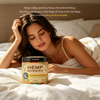 Gummies personnalisées de qualité supérieure à l'extrait de graines de chanvre, soutien énergétique naturel, gommes vitaminées au chanvre puissant, 60 unités, marque EXDOO