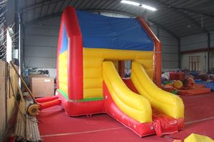 Trampolín de vaquero con tobogán, castillo inflable que rebota, trampolín inflable de PVC - Product Image 5