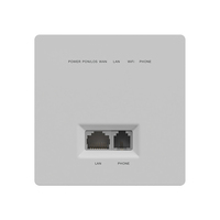 ZISA OP151FQ XPON Dual Mode Auto EPON/GPON ONU 1GE+1POTs+WiFi4 RJ45 Built-in 86-Type Panel for FTTH