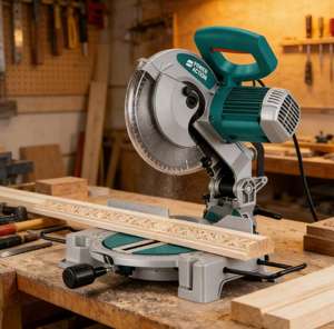 <span class=keywords><strong>Scie</strong></span> à <span class=keywords><strong>onglet</strong></span> électrique coulissante 1800W neuve pour table d'atelier, <span class=keywords><strong>scie</strong></span> de précision pour la coupe du bois, idéale pour la menuiserie et la fabrication de meubles - Product Image 6