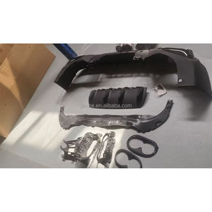 Diffusore labbro paraurti posteriore con punte di scarico per Mercedes Benz <span class=keywords><strong>GLB</strong></span> X247 GLB180 200 GLB45 AMG 2019 + paraurti per auto - Product Image 5