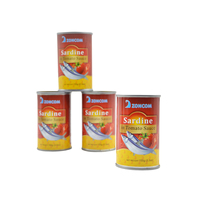 Offre Spéciale OEM en conserve Sardine en sauce tomate 155g étain poisson Pilchard