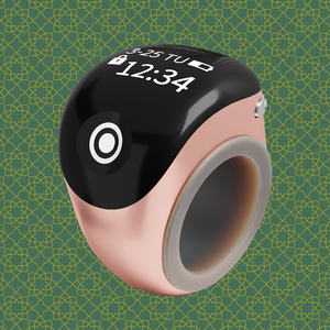 Nouvel arrivage S8 <span class=keywords><strong>Pro</strong></span> Smart Tasbih Counter Ring avec APP OLED HD Display 3 tailles Affichage <span class=keywords><strong>de</strong></span> l'<span class=keywords><strong>heure</strong></span> Rappel <span class=keywords><strong>de</strong></span> prière Smart <span class=keywords><strong>Muslim</strong></span> Ring - Product Image 2