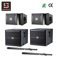 Haut-parleur Line Array VRX932 de 12 pouces certifié CE RoHS avec système audio professionnel 3x1.4" HF