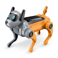 Robot chien intelligent AI télécommandé, jouet pour enfant à assembler soi-même, quadrupède, fonctionnant sur piles