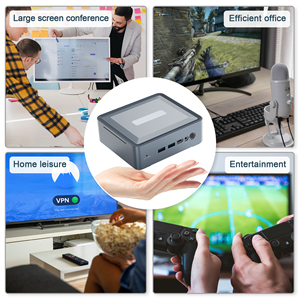 AMD <span class=keywords><strong>Ryzen</strong></span> 5 R5 5600H 32 Go 500 Go Mini PC Deux HDTV AMD Ryzen7 R7 5800U Ordinateur de bureau Support SATA SSD Stockage Industriel Tablette - Product Image 6