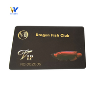 Kartu Bisnis NFC dengan Logo yang Dapat Disesuaikan F08 NTAG213/215/216 Chip RFID Tahan Air Kartu Hitam Matte untuk Hotel & Pembayaran