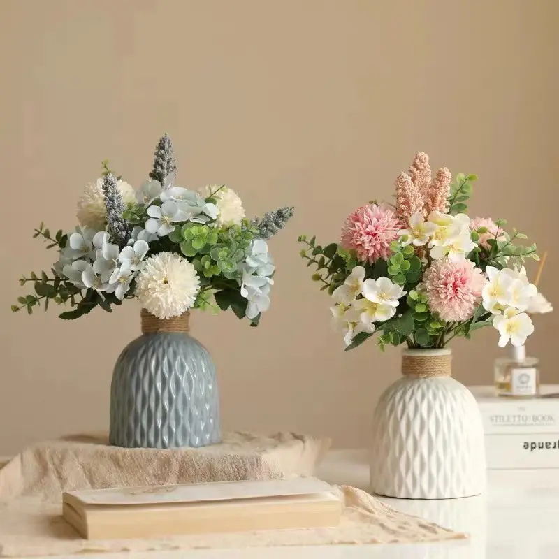 Nordic Minimalist Porcelain Flower Vases Home Decoration Chinese Ceramic Vase