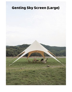 Büyük alan su geçirmez açık taşınabilir ahtapot gölgelik çadır demir direkleri ile Oxford bez eğlence çadırı plaj kamp için - Product Image 4