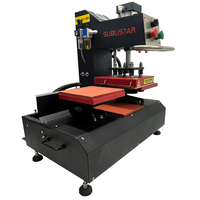 Presse à transfert thermique manuelle double station 20cm*20cm pour l'impression de t-shirts et vêtements, vente en gros, impression DTF de logos