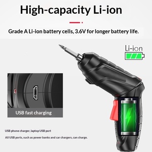 Tournevis électrique 3,6 V multifonctionnel, ensemble d'outils portatifs pour la maison, perceuse-visseuse au lithium en gros - Product Image 3