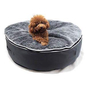 Yangyangpet weichen Luxus Kunst pelz runden Donut Kreis <span class=keywords><strong>uk</strong></span> Hunde bett - Product Image 6
