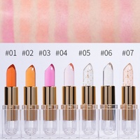 Etiqueta privada Clear Crystal Lips Care Magic Lipstick Tinte de larga duración Bálsamo labial Hidratante Lápiz labial que cambia de color