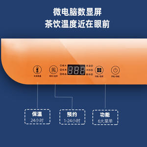 Hervidor Eléctrico Inteligente con Pantalla de Temperatura 130x130x220mm, Control Electrónico para Preparar Té y Hervir Agua - Product Image 1