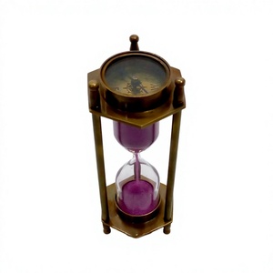 Giftware Pink Sand Reloj de arena Viajar Camping Senderismo Sandtimer Custom 10 Mins 25 Mins Reloj de arena con brújula Precio barato - Product Image 1