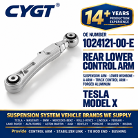 1024121-00-E Bras de suspension inférieur arrière Tesla Model X, bras de commande inférieur, bras en A, bras de commande de trajectoire en aluminium forgé
