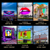 Écran LED d'extérieur P2.976 pour événements, location de mur vidéo, écran d'affichage à la plus petite résolution de pixel et à la plus haute clarté pour les événements de petite et moyenne taille
