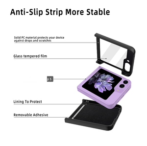 Funda Protectora Antigolpes con Revestimiento de PC para <span class=keywords><strong>Samsung</strong></span> <span class=keywords><strong>Z</strong></span> <span class=keywords><strong>Flip</strong></span> 6, Nueva Llegada, Carcasa Trasera Moderna para <span class=keywords><strong>Samsung</strong></span> <span class=keywords><strong>Galaxy</strong></span> <span class=keywords><strong>Z</strong></span> <span class=keywords><strong>Flip</strong></span> 4 <span class=keywords><strong>5</strong></span> - Product Image 6