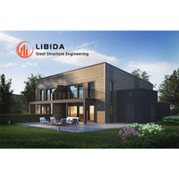 Conception de maison modulaire rapide importation de luxe moderne préfabriqué assembler maison villa maison préfabriquée avec plan d'étage de Chine