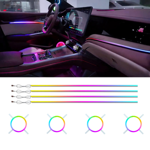 Iluminación Ambiental LED de Precisión para Automóviles, Tira de Fibra Óptica Acrílica Symphony para BYD Dolphin DM-i High 2023-2024, Mejora del Interior - Product Image 1