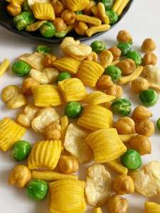 מעורב אגוז חטיף פריך שעועית רחבה חומוס ירוק אפונה כרית קרקרים - Product Image 6