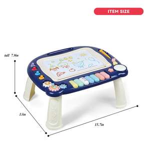 Juego de tablero de dibujo mini tablero de dibujo de color al por mayor juego de juguetes de dibujo tablero de educación para niños - Product Image 2
