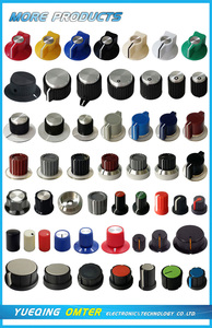 3017B 6mm/6.4mm Pijlknop met draaimechanisme Zwarte audio volumeregelaar - Product Image 6
