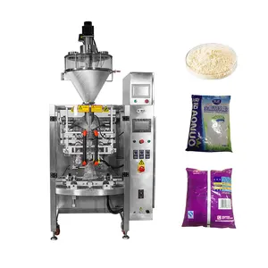 Vertical automatic 50-500g powder packing flour packaging machine with screw measuring