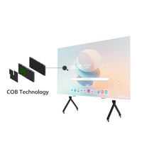 Pantalla LED COB Móvil Todo en Uno para Sala de Conferencias, 108 135 165, Gran Tamaño P1.25, Android 15/16, para Reuniones y Conferencias