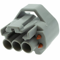 Soket Sensor CMP/CKP Otomotif Mobil, 3 Pin, Soket Sensor Tahan Air, Konektor Kawat Pigtail, Harness Kawat 6189-0028