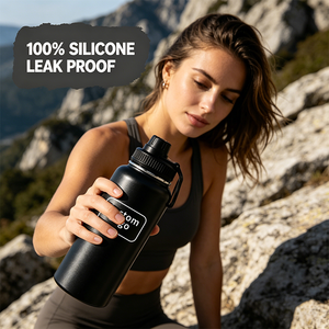 Large Capacity Water <b>Bottle</b> 304 Stainless Steel Insulated American Space Pot Hiking Fitness Drink <b>Bottle</b> - Product Image 6