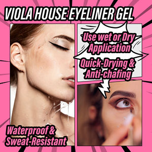 Kosmetik kustom 2 dalam 1 krim alis <span class=keywords><strong>Eyeliner</strong></span>, <span class=keywords><strong>Gel</strong></span> <span class=keywords><strong>Eyeliner</strong></span> penambah alis mata tahan lama dengan kuas - Product Image 5