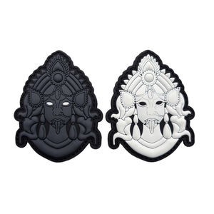 고대 신 신화 전설 뱀 악마 수 놓은 펠트 PVC 소재 완장 야간 조명 전술 사기 패치 - Product Image 1