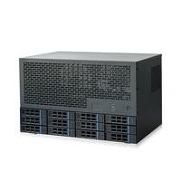Chassis Server NAS 12-bay JMCD 12S4-1 4U 6U Rak-mount, Laris Terjual, untuk GPU, AI, Rak Internet, Core, Penyimpanan NAS