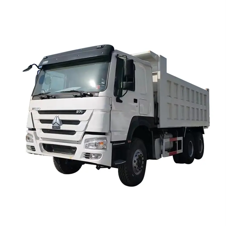 Yeni varış Sinotruck Howo 371 6x4 10 wheeler madencilik için kullanılan damperli damperli kamyonlar