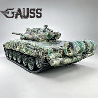 Modèle de char gonflable d'entraînement 2026, camouflage disponible, durable, pour événements extérieurs