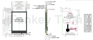 3.2 "3.2 inch 320x240 pixel ili9341v điều khiển SPI nối tiếp <span class=keywords><strong>TFT</strong></span> IPS cảm ứng <span class=keywords><strong>LCD</strong></span> hiển thị <span class=keywords><strong>Module</strong></span> 3.2" Màn hình cảm ứng cho ESP32/STM32/mage2560 - Product Image 5