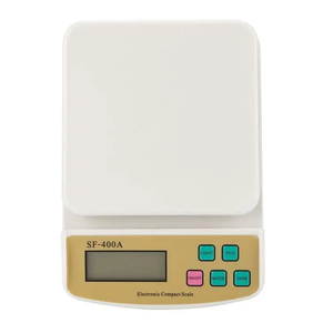 Balance alimentaire numérique en acier inoxydable Veidt, précise, 5 kg, affichage ovale, cuisine, 10 kg, balance électronique SF-400A, balance de cuisine - Product Image 2