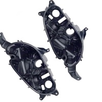 Vente directe d'usine pièces de voiture OEM 3W1941016B 3W1941015B boîtier de phare noir gauche et droite pour Bentley GT