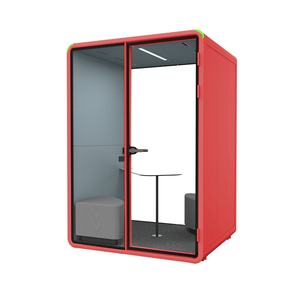 Cabine de conversation privée pour immeuble de bureaux, cabine insonorisée acoustique pour 2 personnes, cabine de réunion mobile - Product Image 3