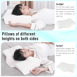 Descanso ortopédico cervical para pescoço, travesseiro ortopédico ajustável para melhorar o sono e aliviar a dor no pescoço - Product Image 3