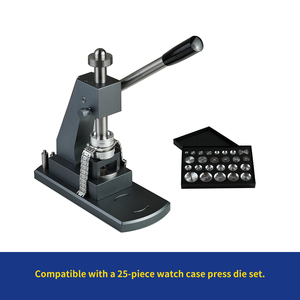 Strumento per Riparazione <span class=keywords><strong>Orologi</strong></span> 6173, Pressa <span class=keywords><strong>di</strong></span> Precisione Professionale per Chiusura Fondello, Base in Lega <span class=keywords><strong>di</strong></span> Alluminio Resistente 270x300x105mm - Product Image 2