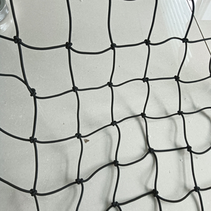 ตาข่ายพลาสติกยืดหยุ่นสีดำคุณภาพสูง ขนาด 10 ซม. ความหนา 5-6 มม. สำหรับใส่สัมภาระในรถบรรทุกหรือท้ายรถ พร้อมตะขอ ติดตั้งง่าย - Product Image 2