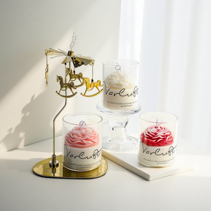 Favores de la boda Velas decorativas hechas a medida Aromaterapia de lujo Cera de soja Vela perfumada - Product Image 4