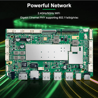 Placa Base Inteligente de Ocho Núcleos MTK8786 de 2.0GHz |   Compatible con Pantalla Triple HDMI/eDP/MIPI |   Controlador AIoT Android 12 con PoE y 4G LTE