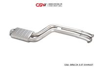 Tuyaux d'échappement Catback SUS304 avec valves et télécommande pour BMW E89 Z4 3.0T, numérisation 3D du châssis pour installation précise sur site