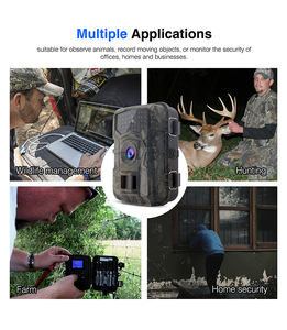 קיר לילה חזון לילה חיצוני לילה צילום סיור דיגיטלי מסלול ציד תרמי עמיד למים 1080p מצלמת משחק פרוע - Product Image 5